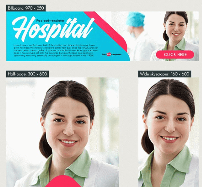 15 Free Hospital Banner Templates-min