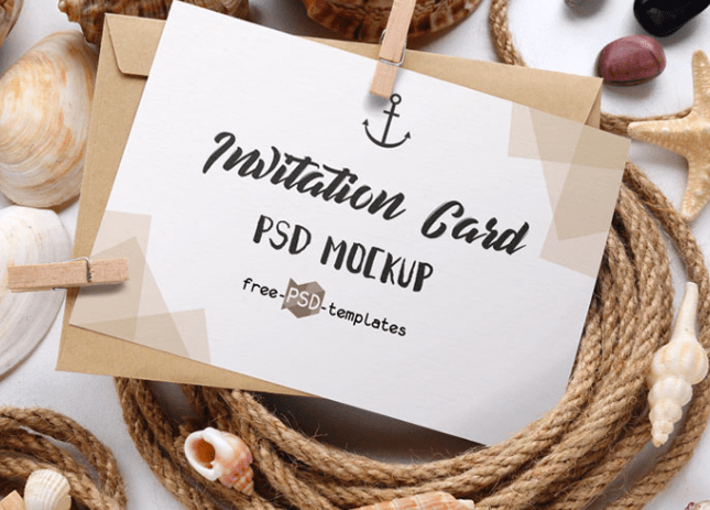 2 FREE INVITATION CARD MOCKUPS IN PSD-min