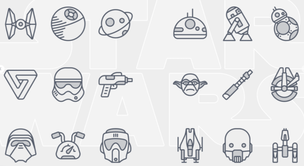 24 Starwars Icons Pack