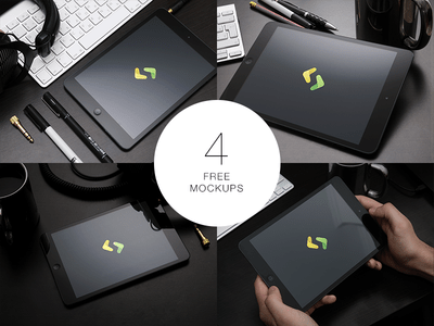 4 iPad mockups