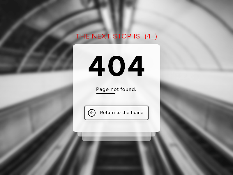 404 Page Not Found