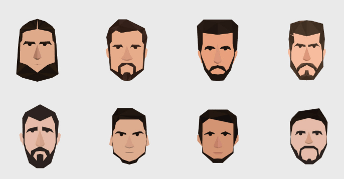 8 Men Avatars-min