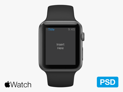 Apple Watch Psd