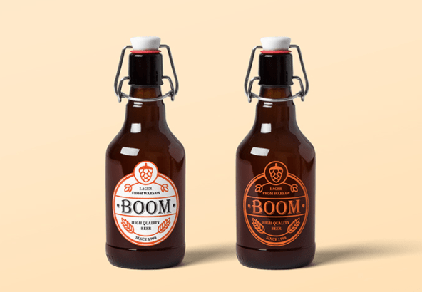 Beer Bottle Mockup