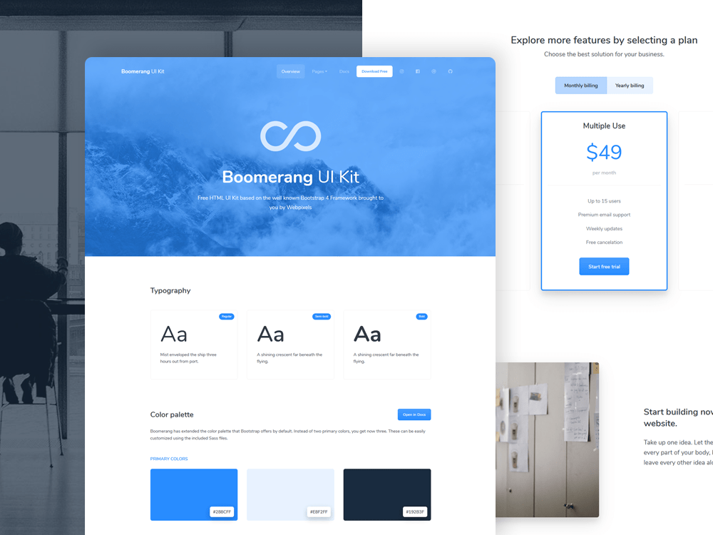 Boomerang UI Kit