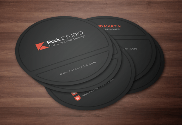 Circle Business Card Design