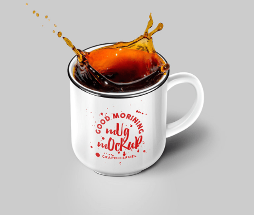 Coffee Mug Mockup PSD