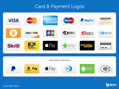 Credit Card & Payment Logos