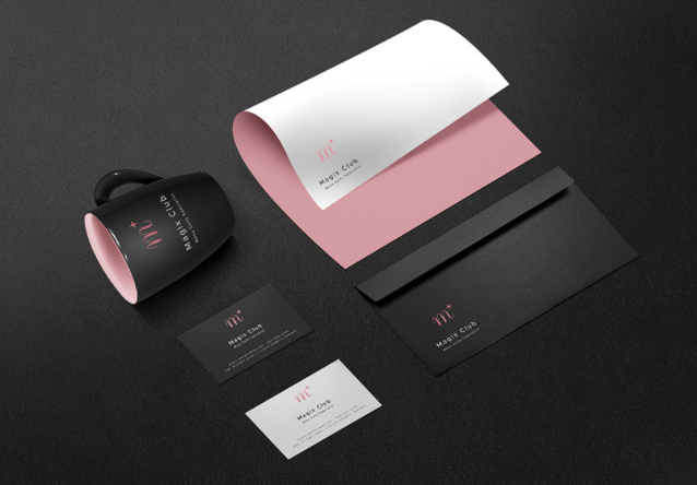 Dark Branding PSD Mockup