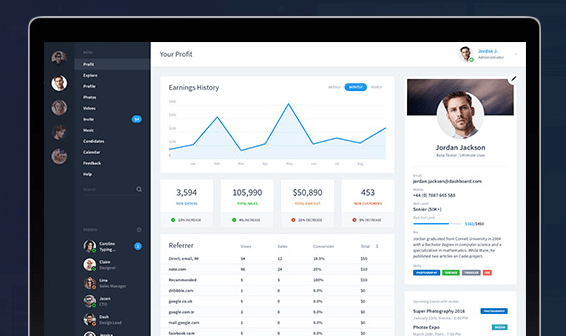 Dashboard UI Templates