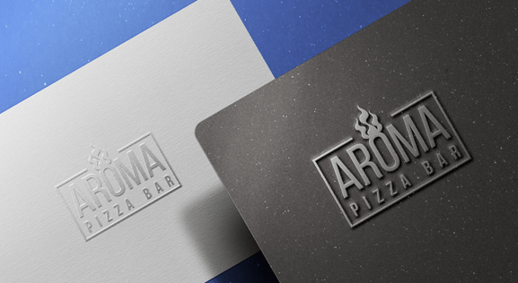 Embossed Metallic Logo Mockup