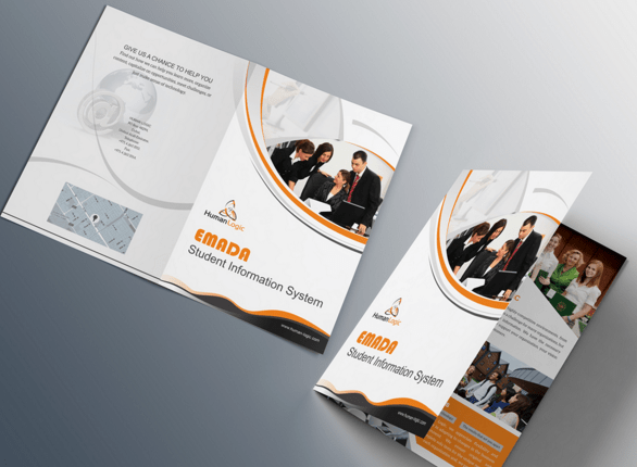 Free bi-fold brochure psd