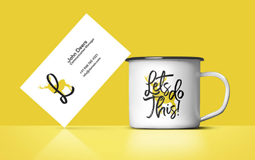 Free Business Card And Coffee Cup Mockup