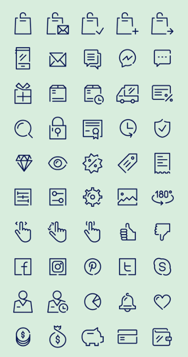 Free E-Commerce Icon Set