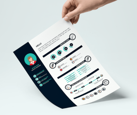 FREE INFOGRAPHIC RESUME