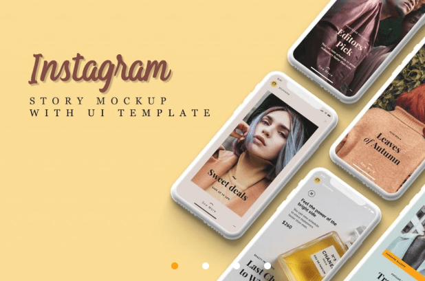 Free Instagram Story Mockup (iPhone X)-min