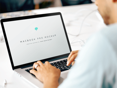 Free MacBook Mockup PSD