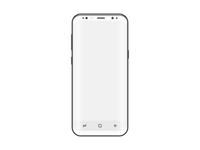 Free Samsung S8 Wireframe