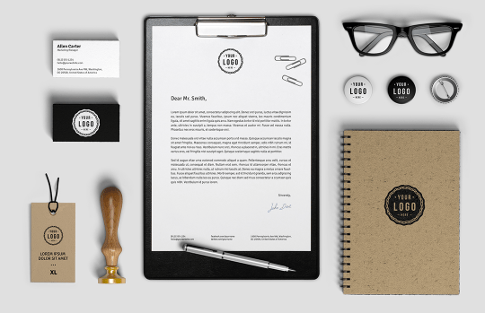 Free Stationary Mock up