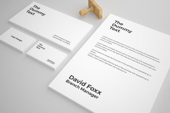 Free Stationary Mockup