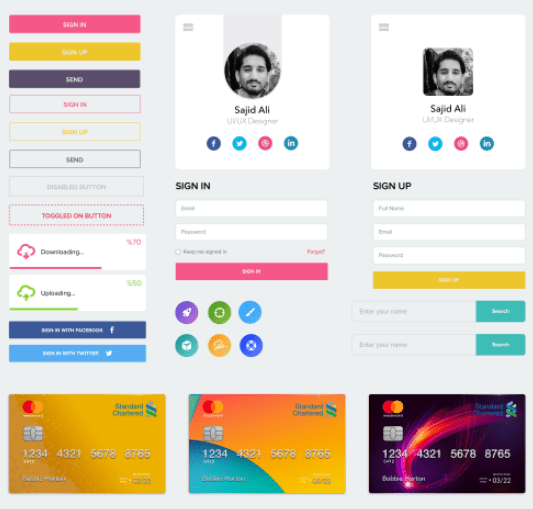 FREE UI KIT for Mobile Web