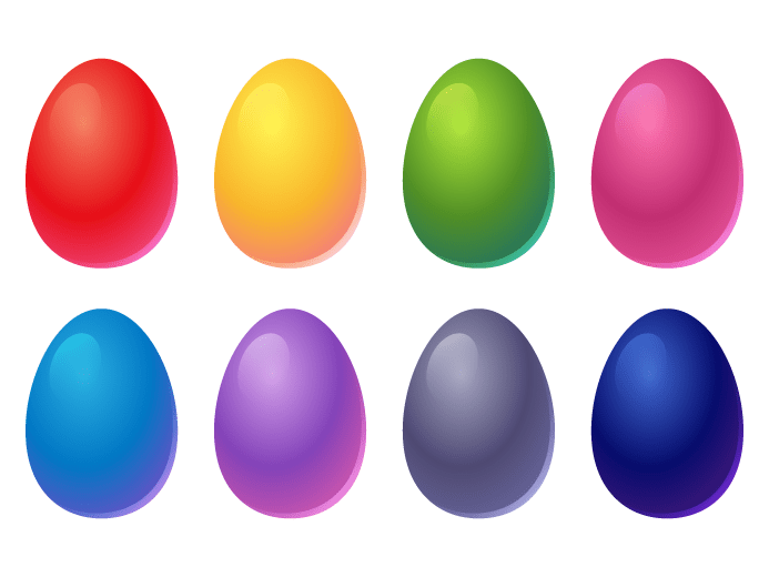 Free Vector Easter Eggs