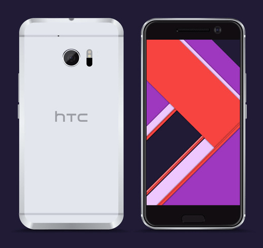 Free Vector HTC 10 Model