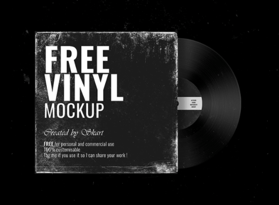 Free Vinyl Mockup