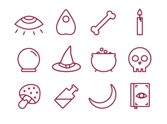 free-witchcraft-icon-set