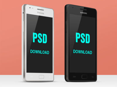 Galaxy S2 psd mockup