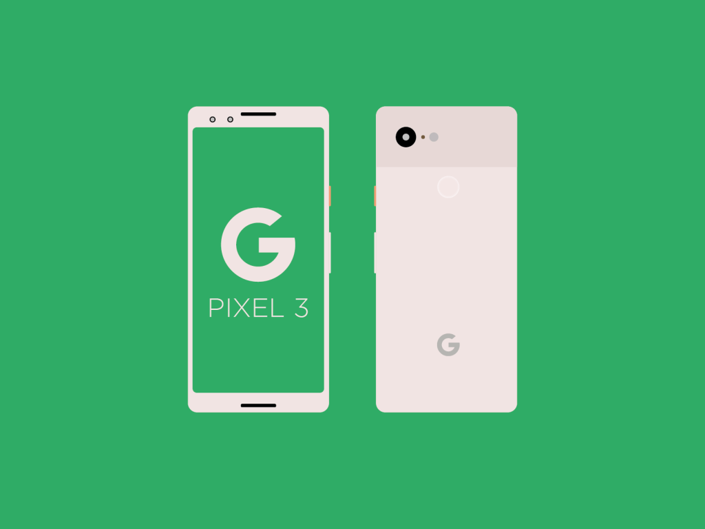 Google Pixel 3 AI Mockup