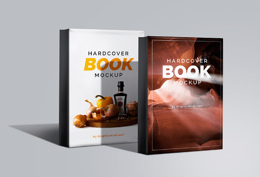 Hardcover Book Mockup PSD