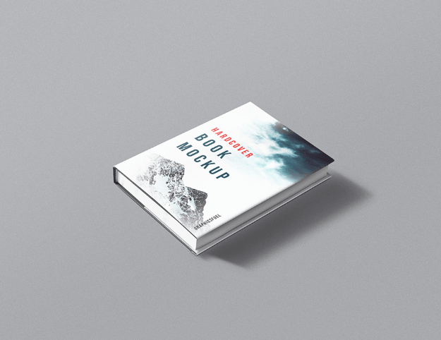 Hardcover Book PSD Mockup-min