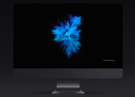 iMac Pro Psd Mockup Template