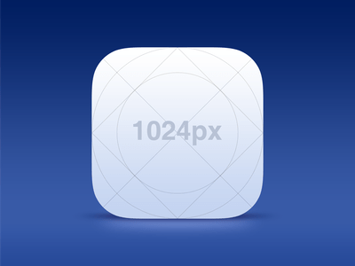 iOS 7 Icon Template