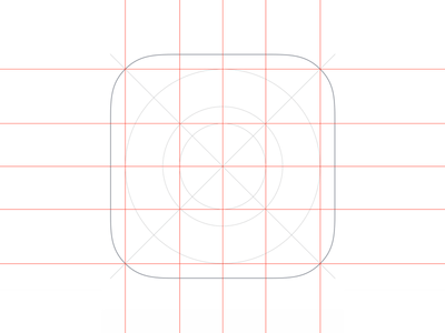 iOS App Icon template for Sketch