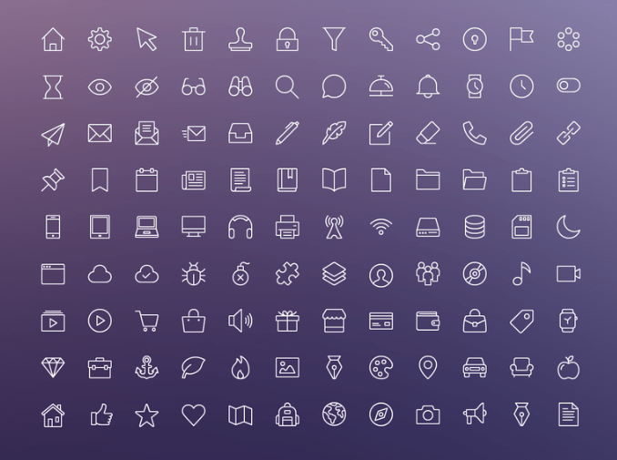 iOS Edge Icon Set