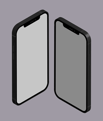 iPhone 12 Free Isometric set