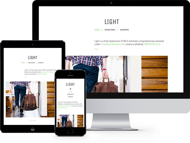 Light - Clean free HTML5 template