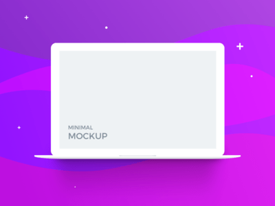 Macbook Minimal Mockup