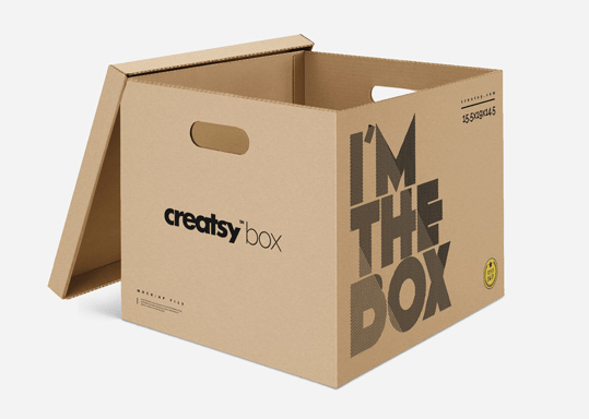 Moving Box PSD MockUp