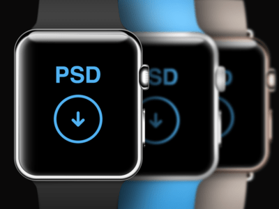 New Watch PSD Template