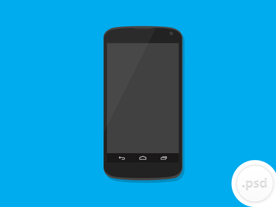 Nexus 4 Vector Mockup