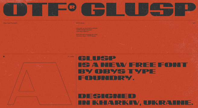 OTF GLUSP Free Font