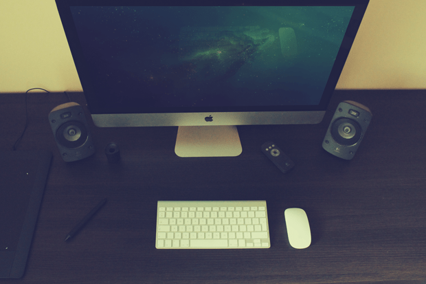 Photorealistic iMac Mock-Up Scene vol. 2