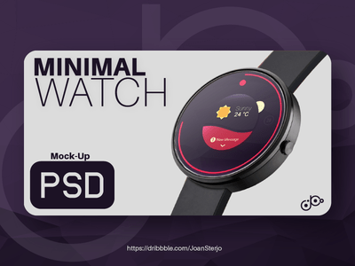 Photorealistic smartwatch mock-up