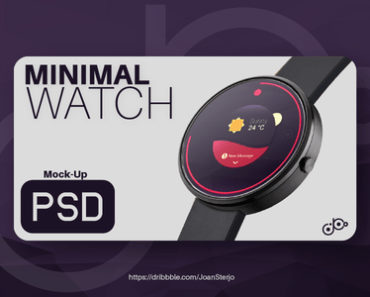 Photorealistic smartwatch mock-up