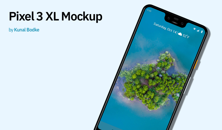 Pixel 3 XL Mockup Sketch (Freebie)