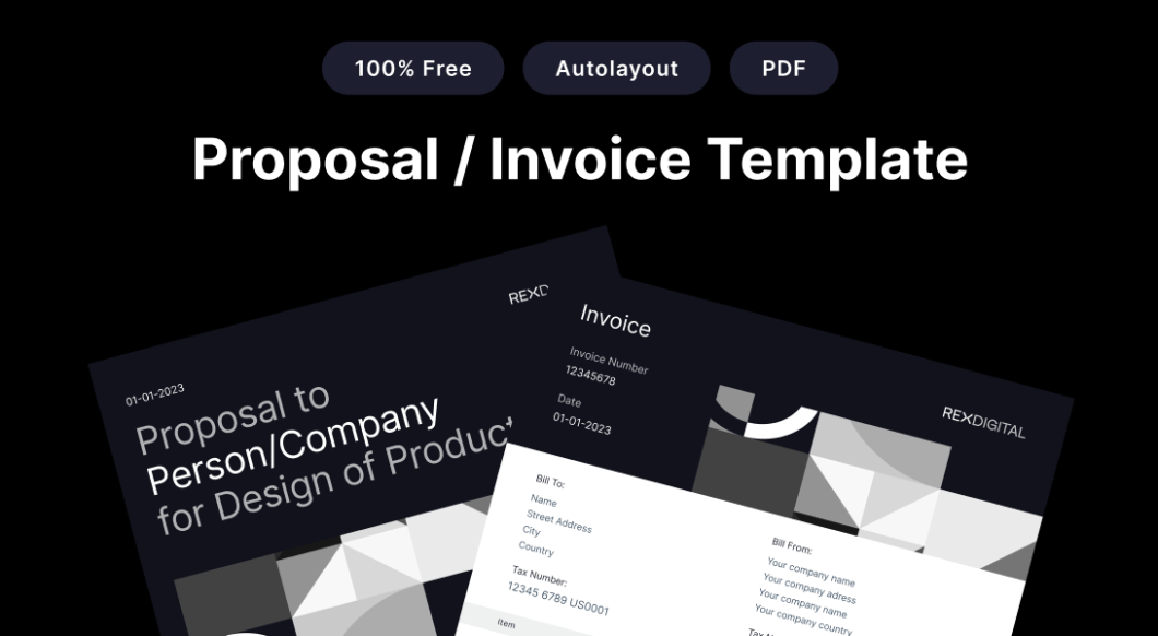 Proposal Invoice Figma Template