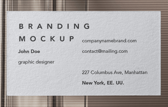 Psd Business Card Branding Mockup